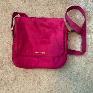 Michael Kors Hot Pink Crossbody Tote